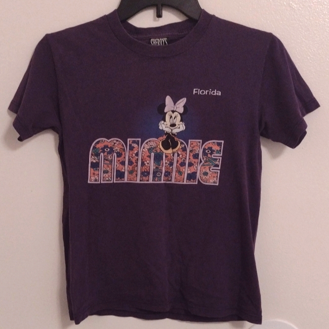 Vintage Minnie Mouse Tee Size 10/12